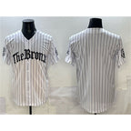 New York Yankees Blank White JEROMEN Pinstripe 'Gothic Legacy Edition' Vapor Premier Limited Stitched Jersey