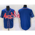 St. Louis Cardinals Blank Royal JEROMEN Independence Day Vapor Premier Limited Stitched Jersey