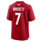 A.Cardinals #7 Jacoby Brissett Cardinal JEROMEN Team Game Jersey