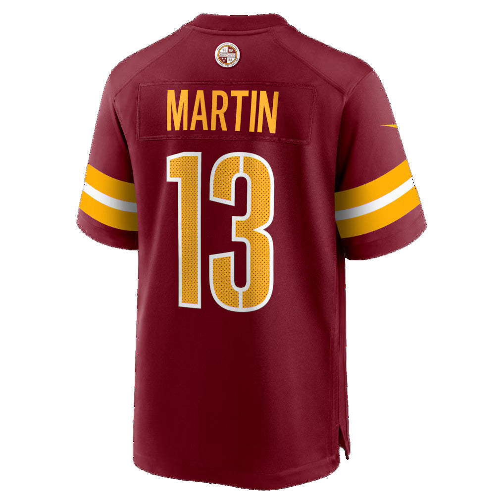 W.Commanders #13 Tay Martin Burgundy JEROMEN Team Game Jersey