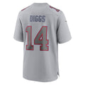 B.Bills #14 Stefon Diggs Atmosphere Fashion Game Jersey - Gray JEROMEN