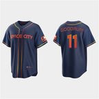 Houston Astros #11 Niko Goodrum 2022 Navy JEROMEN City Connect Cool Base Stitched Jersey
