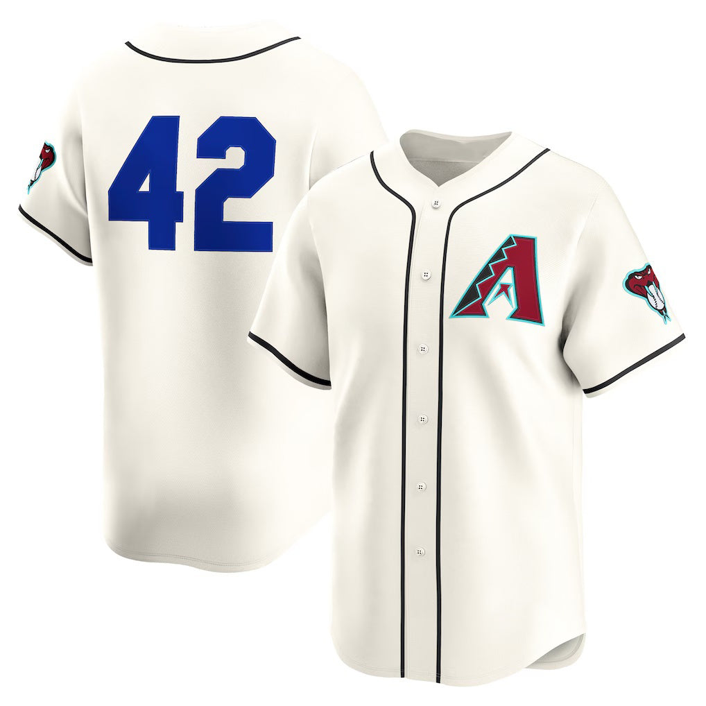 Arizona Diamondbacks #42 Jackie Robinson Cream JEROMEN Home 2025  Day Limited Jersey