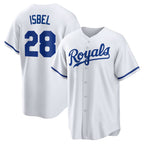 Kansas City Royals #28 Kyle Isbel White JEROMEN Home Replica Jersey