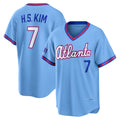 Atlanta Braves #7 Ha-Seong Kim Powder Blue JEROMEN 2026 City Connect Stadium Jersey