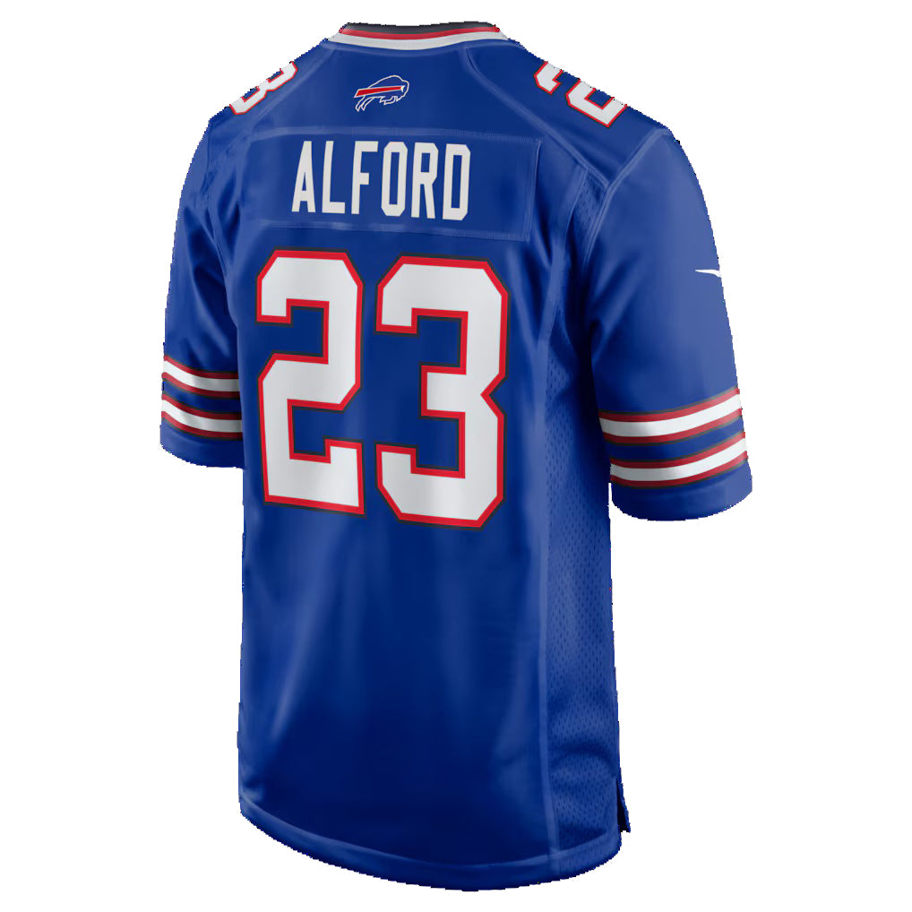 B.Bills #23 Dee Alford Royal JEROMEN Team Game Jersey