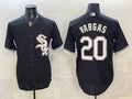 Chicago White Sox #20 Miguel Vargas Black JEROMEN Stitched Jersey