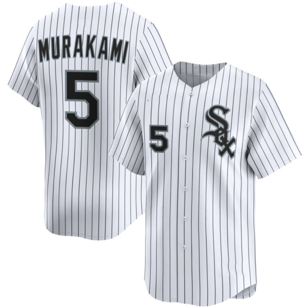 Chicago White Sox #5 Munetaka Murakami White JEROMEN 2025 Home Limited Stitched Jersey