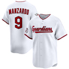 Cleveland Guardians #9 Kyle Manzardo White JEROMEN Home Limited Stitched Jersey