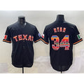 Texas Rangers #34 Nolan Ryan Black JEROMEN Mexico Limited Stitched Jersey
