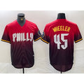 Philadelphia Phillies #45 Zack Wheeler Red JEROMEN 2024 City Cool Base Jersey