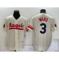 Los Angeles Angels #3 Taylor Ward Cream JEROMEN 2022 City Connect Cool Base Stitched Jersey