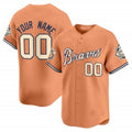 Custom Atlanta Braves Peaches n¡¯ Cream Vapor Premier Limited Jersey ¨C All Stitched-Peaches JEROMEN