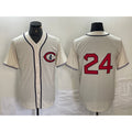 Chicago Cubs #24 Cody Bellinger 2022 Cream JEROMEN Field of Dreams Cool Base Stitched Jersey