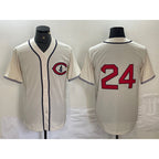 Chicago Cubs #24 Cody Bellinger 2022 Cream JEROMEN Field of Dreams Cool Base Stitched Jersey