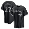 Toronto Blue Jays #27 Vladimir Guerrero Jr. Black JEROMEN Lights Out Limited Stitched Jersey