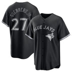 Toronto Blue Jays #27 Vladimir Guerrero Jr. Black JEROMEN Lights Out Limited Stitched Jersey