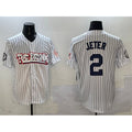 New York Yankees #2 Derek Jeter White JEROMEN Bronx Graffiti Vapor Limited Stitched Jersey