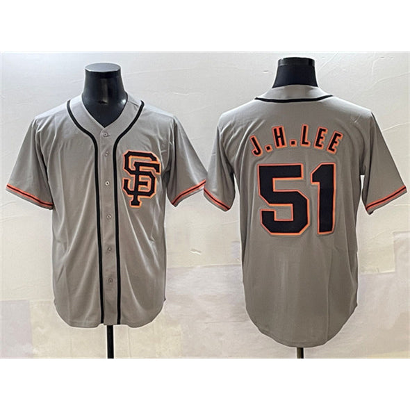 San Francisco Giants #51 Jung Hoo Lee Gray JEROMEN Cool Base Stitched Jersey