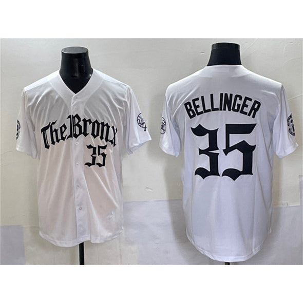New York Yankees #35 Cody Bellinger White JEROMEN 'Gothic Legacy Edition' Vapor Premier Limited Stitched Jersey