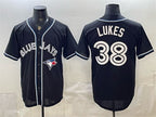 Toronto Blue Jays #38 Nathan Lukes 2026 Fashion Replica Black JEROMEN Out Stitched Jersey