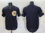 Chicago Cubs Blank Black Gold JEROMEN 150th Anniversary Patch Stitched Jersey