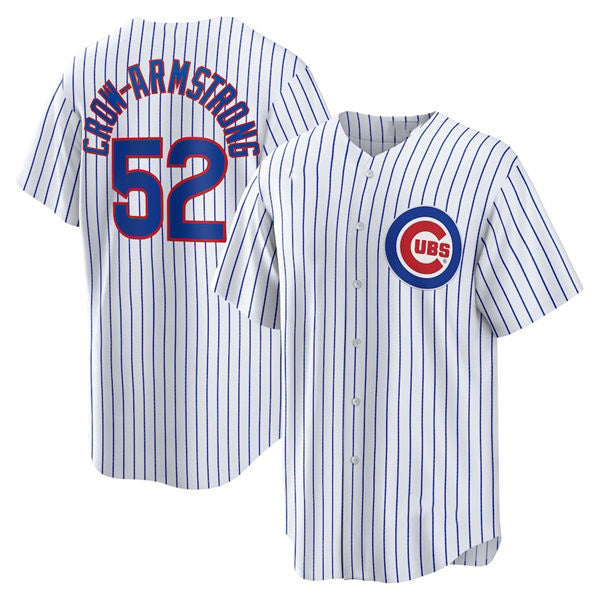 Chicago Cubs #52 Pete Crow-Armstrong White JEROMEN 2024 Cool Base Stitched Jersey