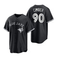 Toronto Blue Jays #90 Adam Cimber Black White JEROMEN Collection Jersey