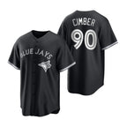 Toronto Blue Jays #90 Adam Cimber Black White JEROMEN Collection Jersey