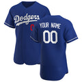 Custom Los Angeles Dodgers Royal JEROMEN Alternate 2020 Authentic Player Jersey