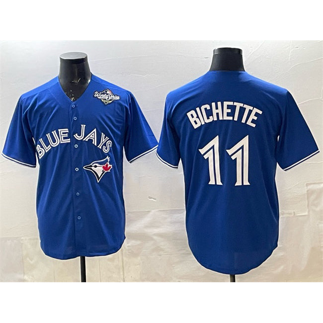 Toronto Blue Jays #11 Bo Bichette Royal JEROMEN 2025 World Series Cool Base Stitched Jersey