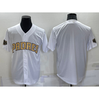 San Diego Padres Blank White JEROMEN 2022 All Star Stitched Cool Base Jersey