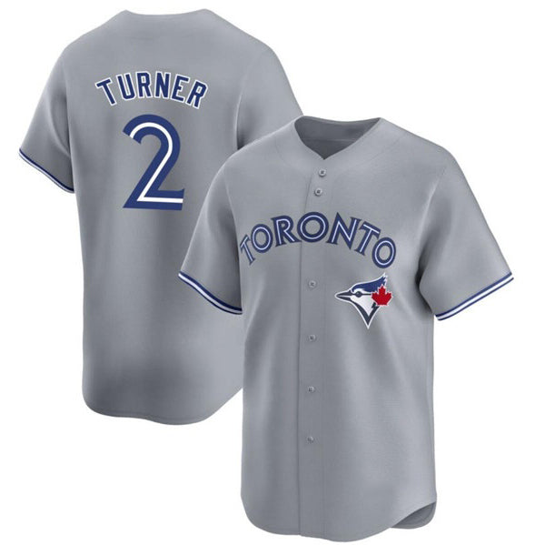 Toronto Blue Jays #2 Justin Turner Gray JEROMEN Cool Base Stitched Jersey