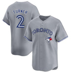 Toronto Blue Jays #2 Justin Turner Gray JEROMEN Cool Base Stitched Jersey