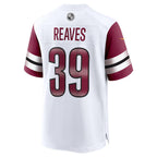 W.Commanders #39 Jeremy Reaves White JEROMEN Game Jersey