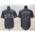 New York Mets #20 Pete Alonso Grey JEROMEN 2024 City Connect Cool Base Stitched Jersey