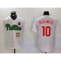 Philadelphia Phillies #10 J.T. Realmuto White Green JEROMEN Cool Base Stitched Jerseys