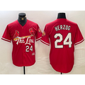 St. Louis Cardinals #24 Whitey Herzog Red JEROMEN 2024 City Connect Limited Stitched Jersey