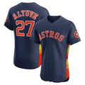 Houston Astros #27 Jose Altuve Navy JEROMEN Alternate 2 Elite Player Jersey