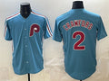 Philadelphia Phillies #2 Justin Crawford Blue JEROMEN Cool Base Stitched Jersey