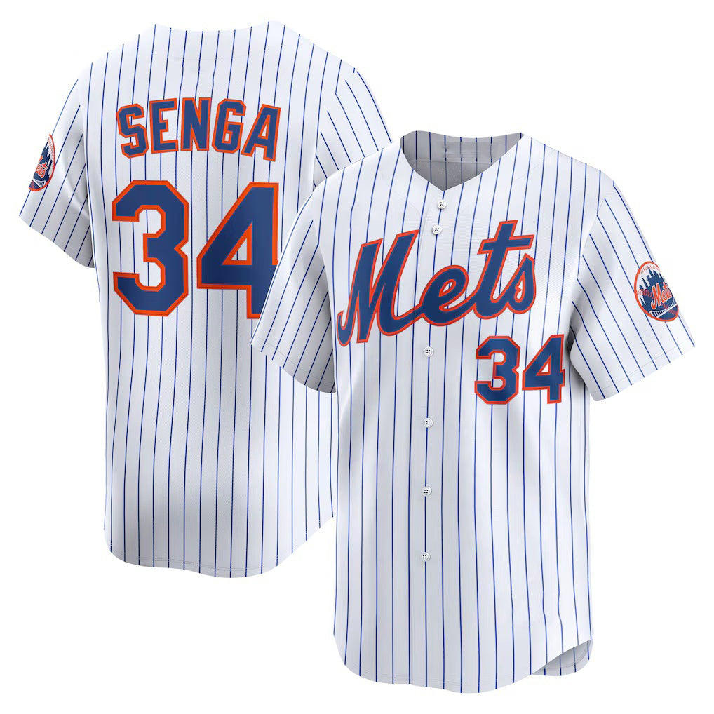 New York Mets #34 Kodai Senga White JEROMEN Home Limited Player Jersey