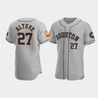 Houston Astros #27 Jose Altuve Gray JEROMEN 60th Anniversary Flex Base Stitched Jersey