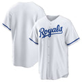 Kansas City Royals White JEROMEN Home Big & Tall Replica Jersey