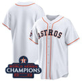 Houston Astros Blank White JEROMEN 2022 World Series Champions Home Stitched Jersey
