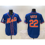 New York Mets #22 Juan Soto Royal JEROMEN 2025 Spring Training Alternate Limited Stitched Jersey