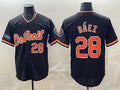 Detroit Tigers #28 Javier B¨¢ez Black JEROMEN 2026 Meijer Patch Alternate Vapor Premier Limited Stitched Jersey