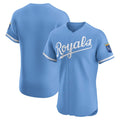 Kansas City Royals Light Blue JEROMEN Alternate Elite Jersey