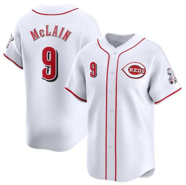 Cincinnati Reds #9 Matt McLain White JEROMEN Home Limited Stitched Jersey