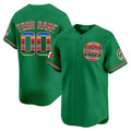 Custom Chicago Cubs Mexico Vapor Premier Limited Jersey ¨C Green JEROMEN