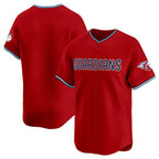 Cleveland Guardians Blank Red JEROMEN Alternate Limited Stitched Jersey